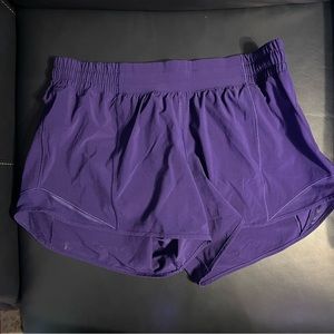 Lululemon hotty hot purple shorts size 10 tall